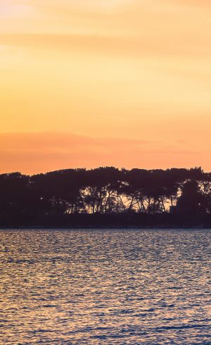 Vista sulla baia di Porto Cesareo, Salento